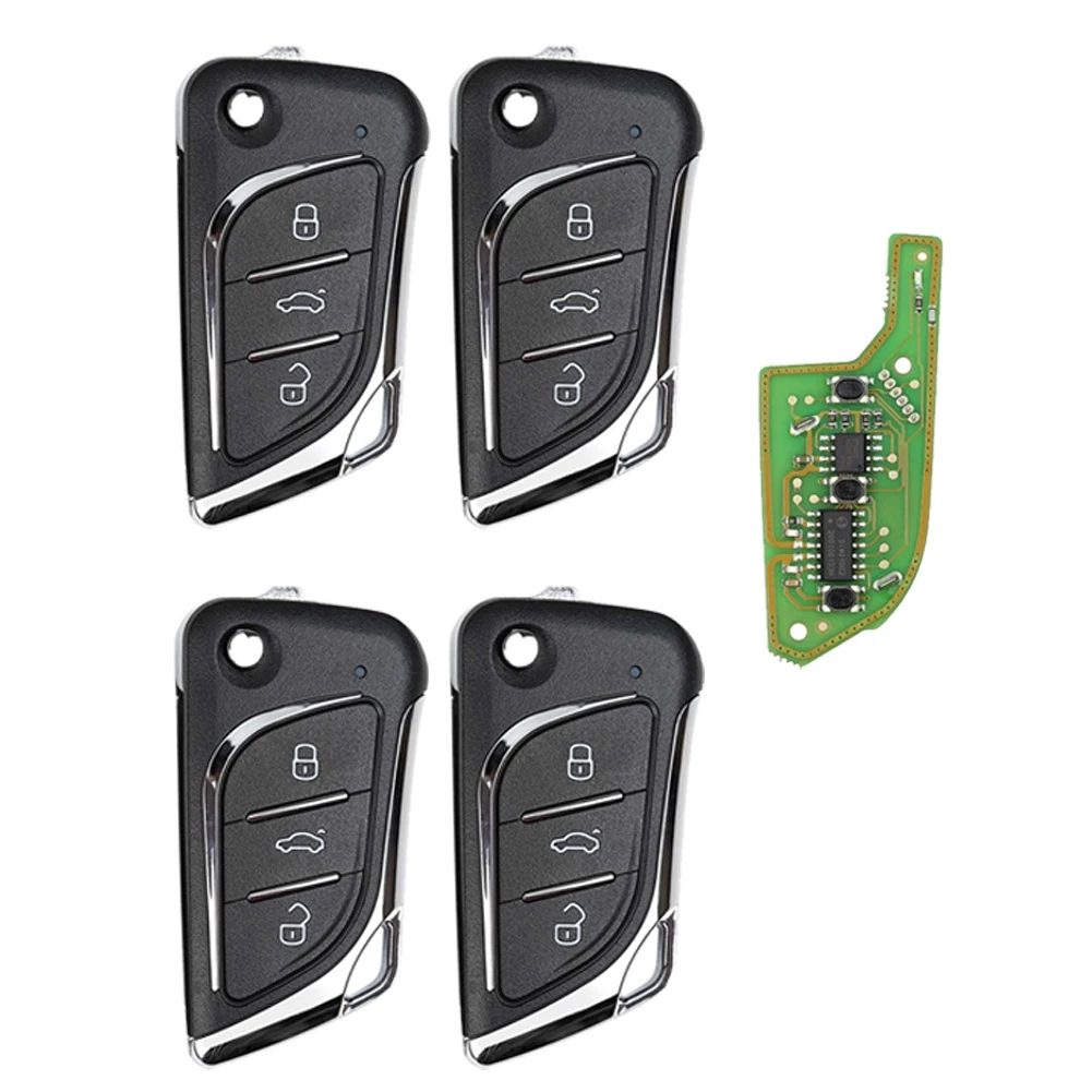 

4Pcs/Lot Universal Remote Key Wire Remote Key XKLKS0EN XKLKSOEN for VVDI Key Tool LEI. Style 3