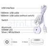 etrnLED USB Led Light Mini Spotlight 5V Round Surface Mounted Cabinet Display Showcase Small Lamp Ceiling Spot Home Black White 2