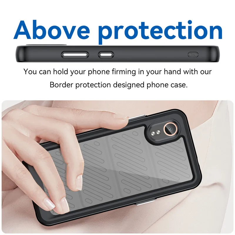 For Samsung Galaxy XCover 7 Case For Samsung XCover 7 Cover 6.6 inch Colorful Soft Edge Silicone Transparent Shockproof Bumper 5