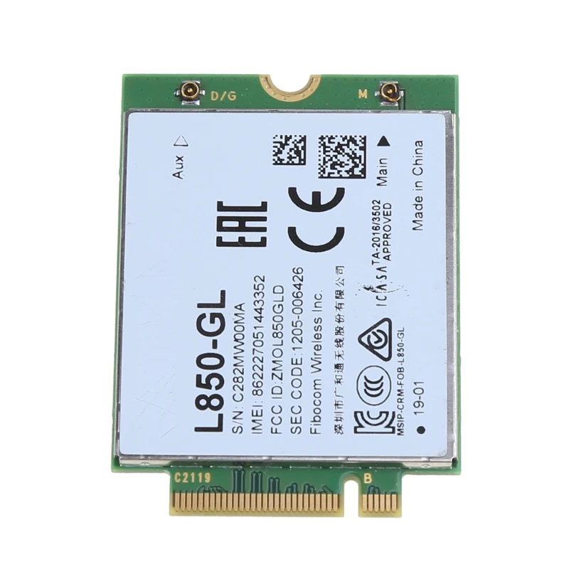 

Сетевой адаптер беспроводной карты Fibocom L850-GL WWAN для ThinkPad X1