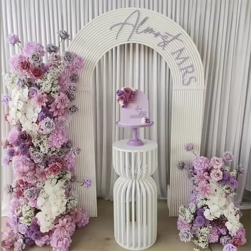 Bracket Wall Decoration White Acrylic Wedding Event Background PVC Crafts FSDKX Arch