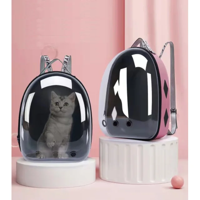 Cat Carrying Bag For CatCarrie Dog Small Pet Backpack Cage Shoulder Transparent Space Capsule Outgoing Portable
