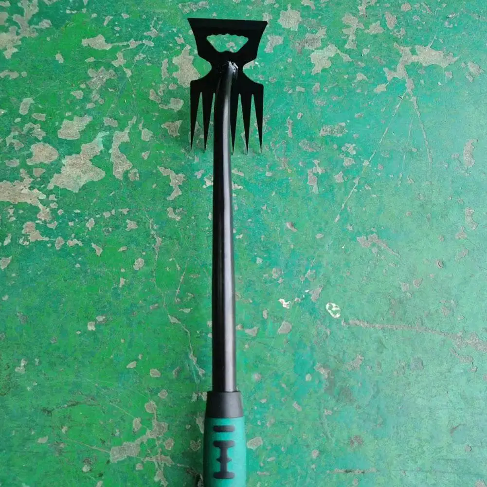 6 Teeth Soil Hand Weeding Removal Puller Grass Rooting Loose Manual Weed Remover Tool Garden Shovel Gardening Tool