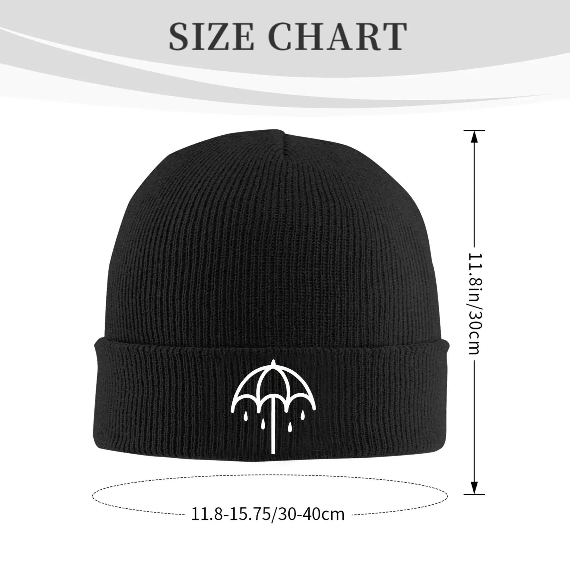Gothic Metal Music Graphic Beanie - Trendy Knit Hat