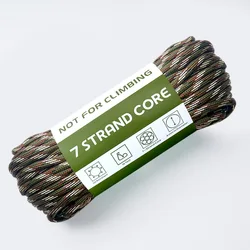 Ultimate 30 - Meter Multi - Functional Paracord for Outdoor Survival and Safety (Camouflage)