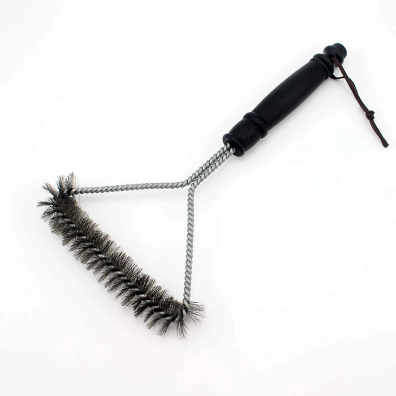 1pc Steel BBQ Brush Grill and Scraper BBQ Cleaner Brush Perfect Tools Grill Cleaning Ideal Barbecue Accessories Non-stick
