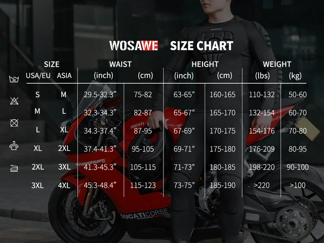 WOSAWE CE Level 2 Motorcycle Pants Summer Anti-fall Reflective Motocross Racing Pants Outdoor Off-road Moto Protective Trousers 6