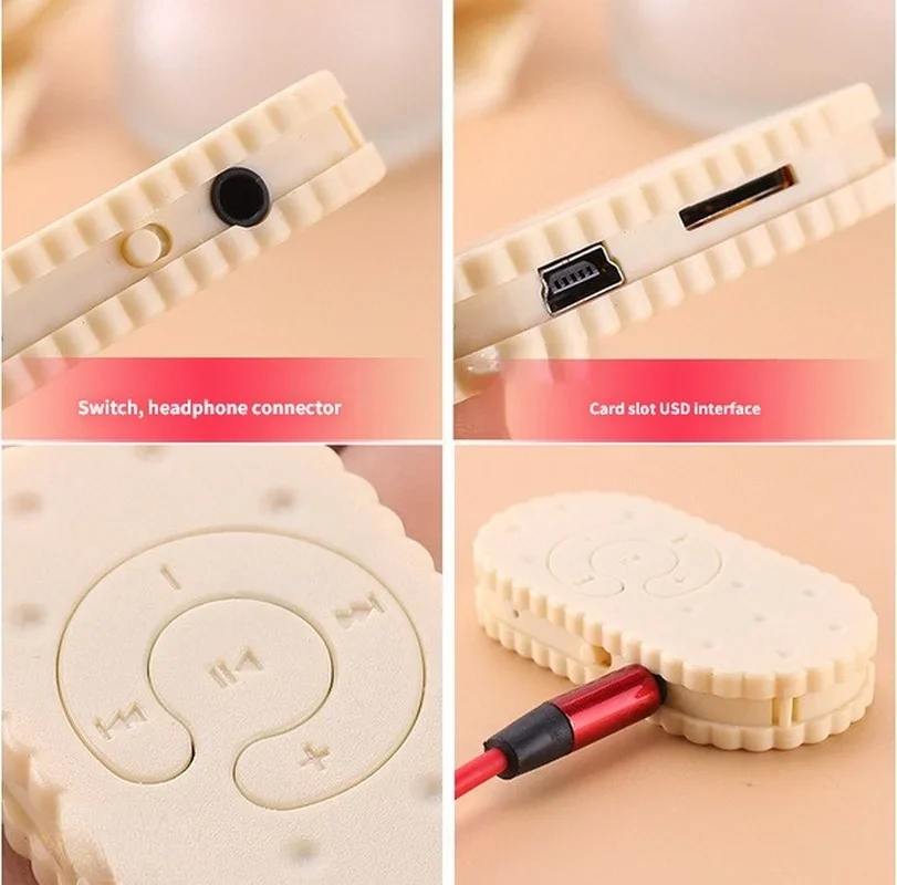 CuteCartoonMp3PortableStudentMiniClipSportsCardMp3HighQualityMusicPlayerChildren