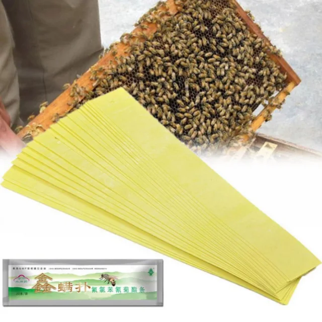 20Db/1 Pack Acaricid A Méhkatka -Szalag Méhészeti Orvoslás Ellen Méh Varroa Atka Gyilkos Méhészet Mezőgazdasági Gyógyszerek - Image 2