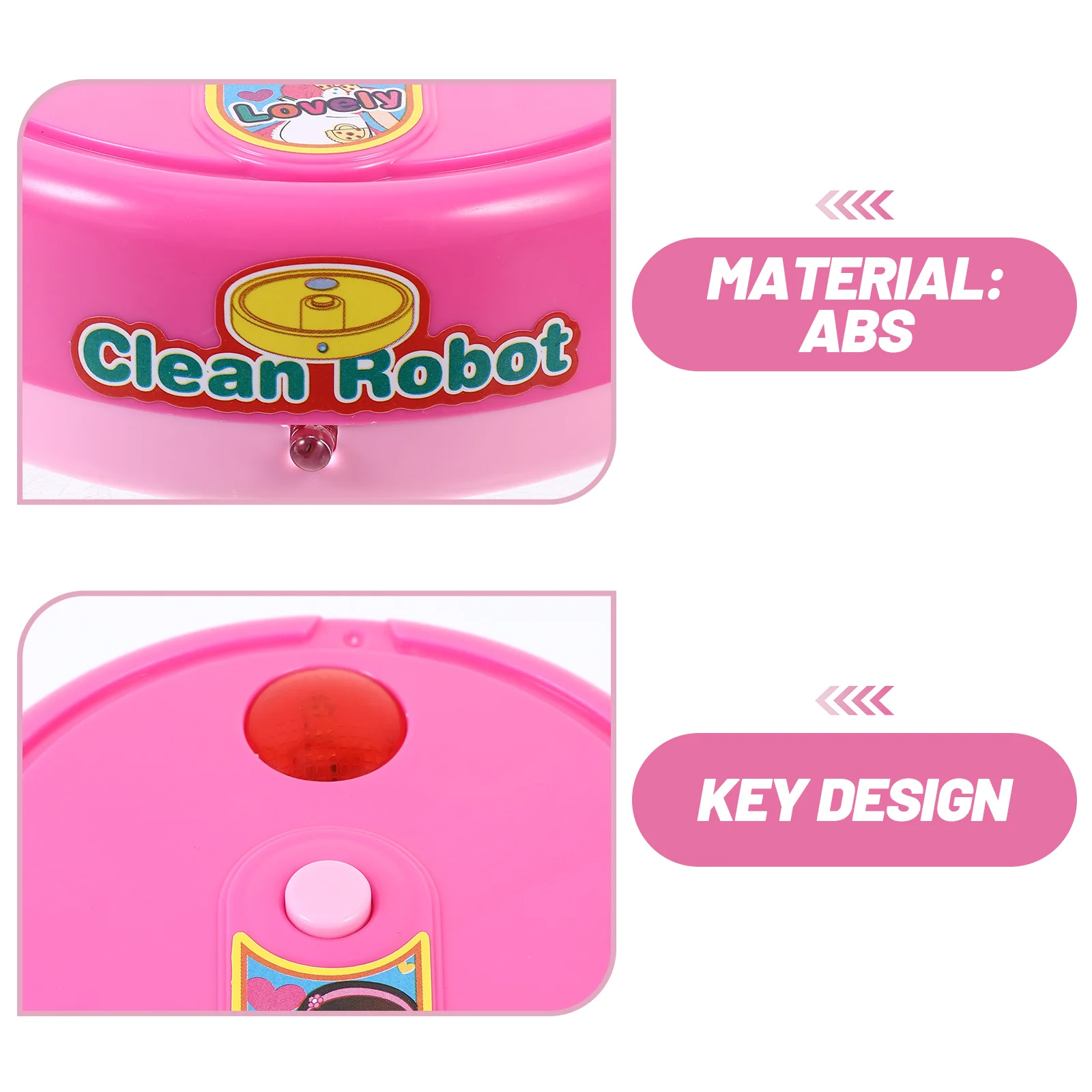 Electric Cleaning Robot Toy Mini Vacuum Cleaner Sweeping Machine Children Pretend Play Appliance Educational Toys Gifts 4