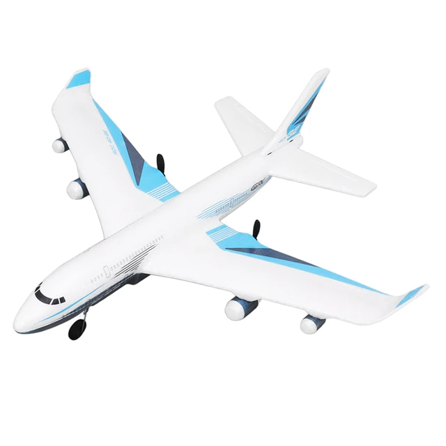 Avião Planador Luz LED e Controle Remoto 2.4g - Muita Diversão