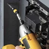 1pc Magnetic Screw Drill Tip, 1/4" Impact Tough Bit Holder With 20° Pivoting , Bendable Extender Quick Change Locking Rotating 5