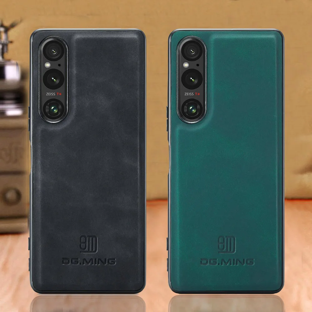 Custodia Posteriore Per Sony Xperia 1 5 10 V Custodia Confortable Pu Leather Coque Per Sony 1V 5V 10 V Cover Protezione Antiurto Per Telefono (M2)