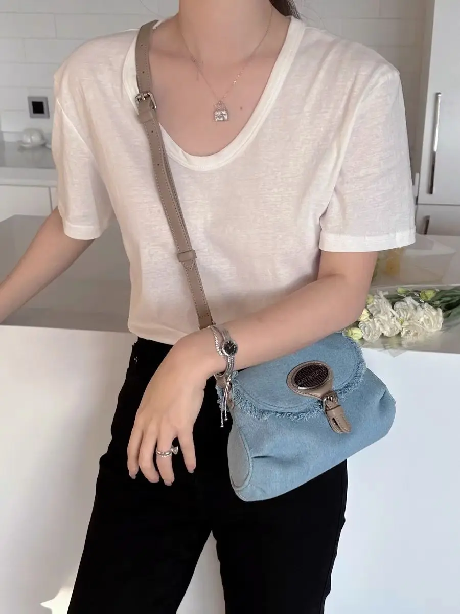 JIAERDI Vintage Denim Y2k Handbag Women 2023 Spring New Casual Large Capacity Shoulder Bags Ladies Harajuku Crossbody Bag Female