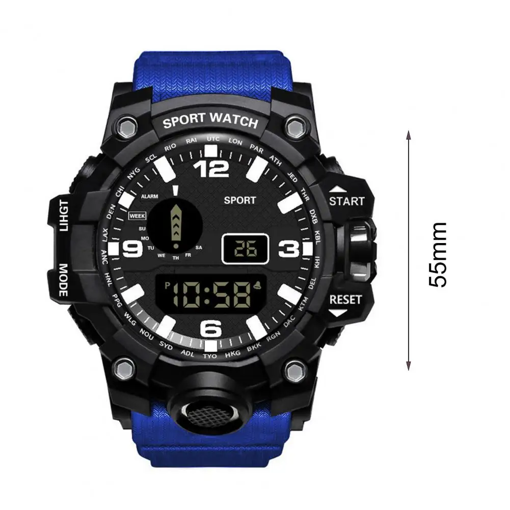 

Lightweight Stylish LED Life Waterproof Sports Wristwatch Sporty Sports Wristwatch Ins Style for Outdoor