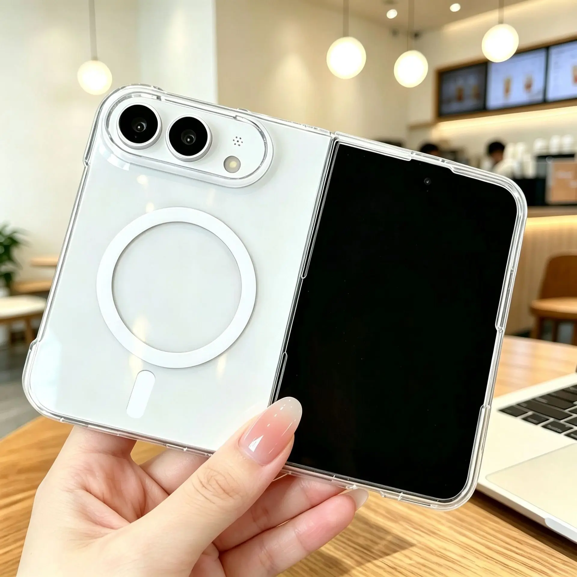 Magsafe Clear Phone Case with Enhanced Durability