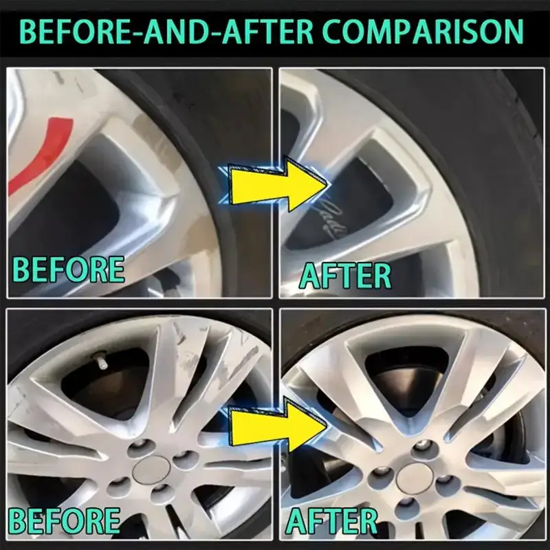 Rim Paste Repair 80g Portable Cleaning Wax Quick And Easy Repairing Wheel Guard Rim Wax For Automotive Tire Maintenance
