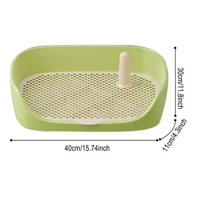 Large Size Pet Litter Box-Portable Dog Training Toilet with Puppy Pad Holder Tray Indoor Dog Potty & Pet Toilet for Puppies/Dogs 6