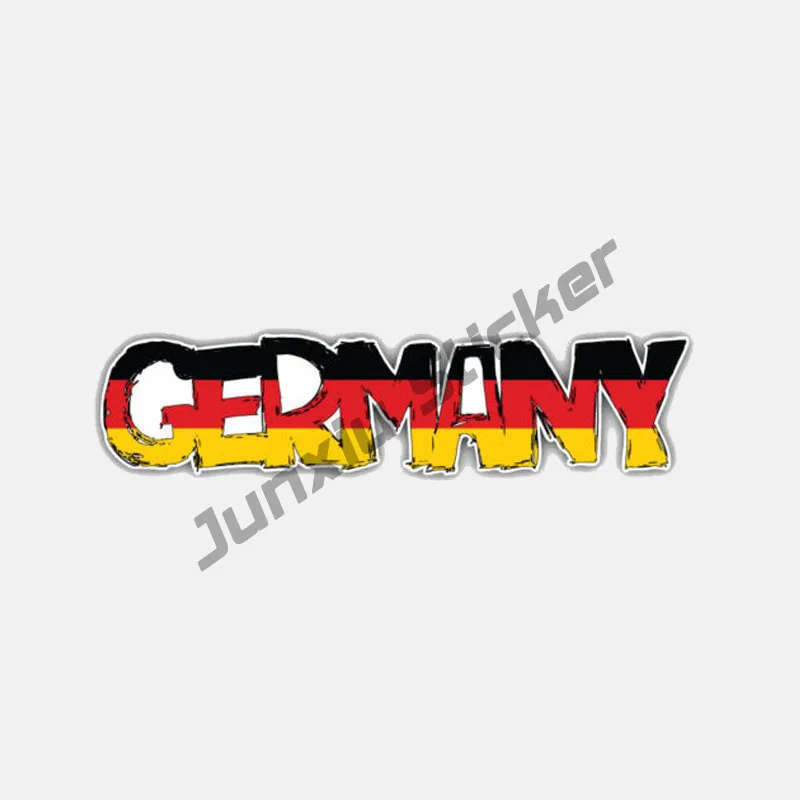 Germany Deutschland Flag Car Bumper Sticker Decal Oval