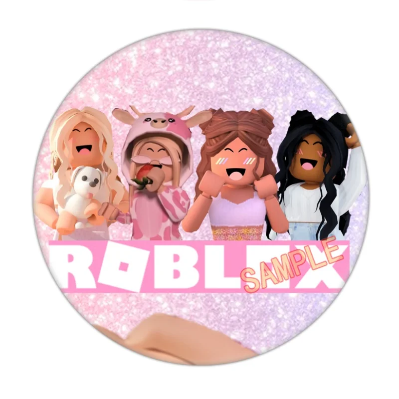 Roblox Pink Logo Galaxy Sticker - Pink Roblox Logo Png,Roblox Logo