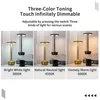 Rechargeable Wireless Table Lamp for Bedroom, Rechargeable, Touch Lamp, Camping Candle, Creative, USB-C, Desk Lamp 2