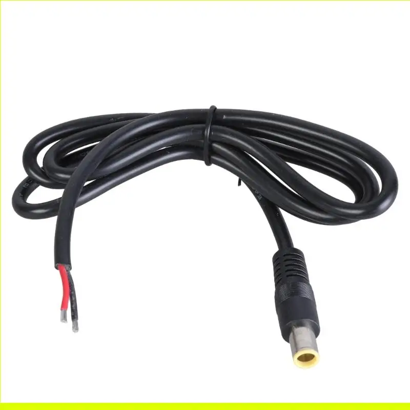 DC7909 전원 피그 테일 케이블 12V 8mm 남성 플러그-태양 에너지 시스템 용 스트립 와이어 노트북 전원 공급 장치 30cm/100cm