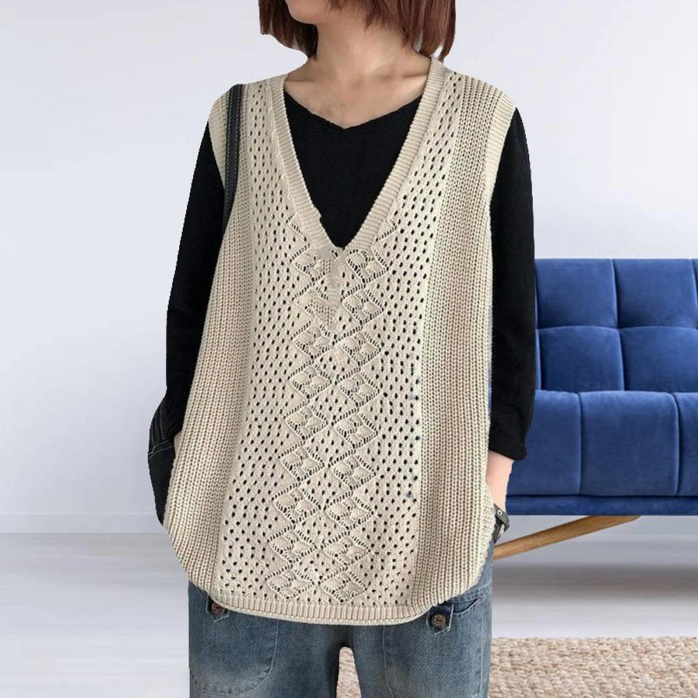 cilinder shit vieren Lady Winter Sweater V Neck Pullover Keep Warm Elastic Lady Winter Sweater  Women Sweater Vest For Trip - Sweater Vest - AliExpress