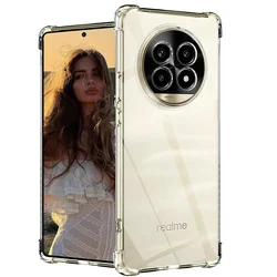 Shockproof Silicone Soft Case - Thin Clear Back Cover Shell for Realme14Pro Plus