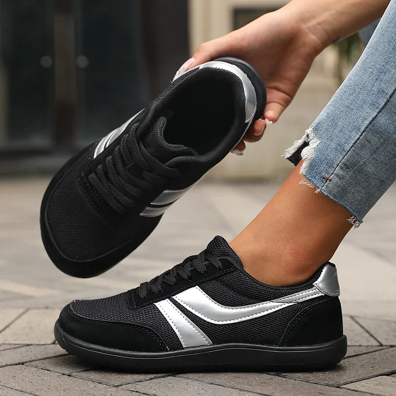 Enhanced Women's Wide Toe Box Cushioned Running Shoes – Non-Slip, Lightweight, and Breathable