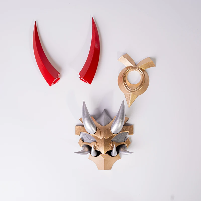 

Game Genshin Impact Arataki Itto Cosplay Horns Hanging Accessories Hair Clip Men Women Student Take Photo Props anime cosplay