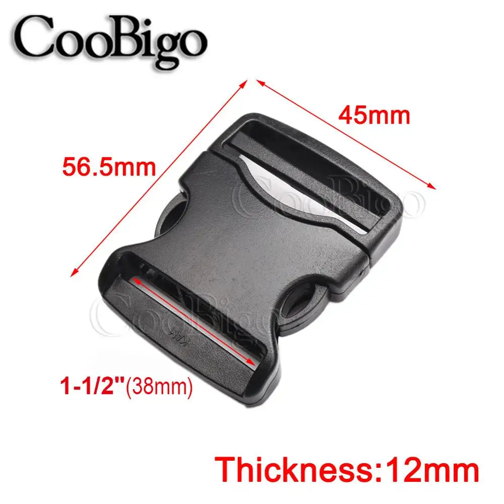 Sangle à Boucle Rapide Pour Bagages 2m X 25mm - Noir - Uxcell