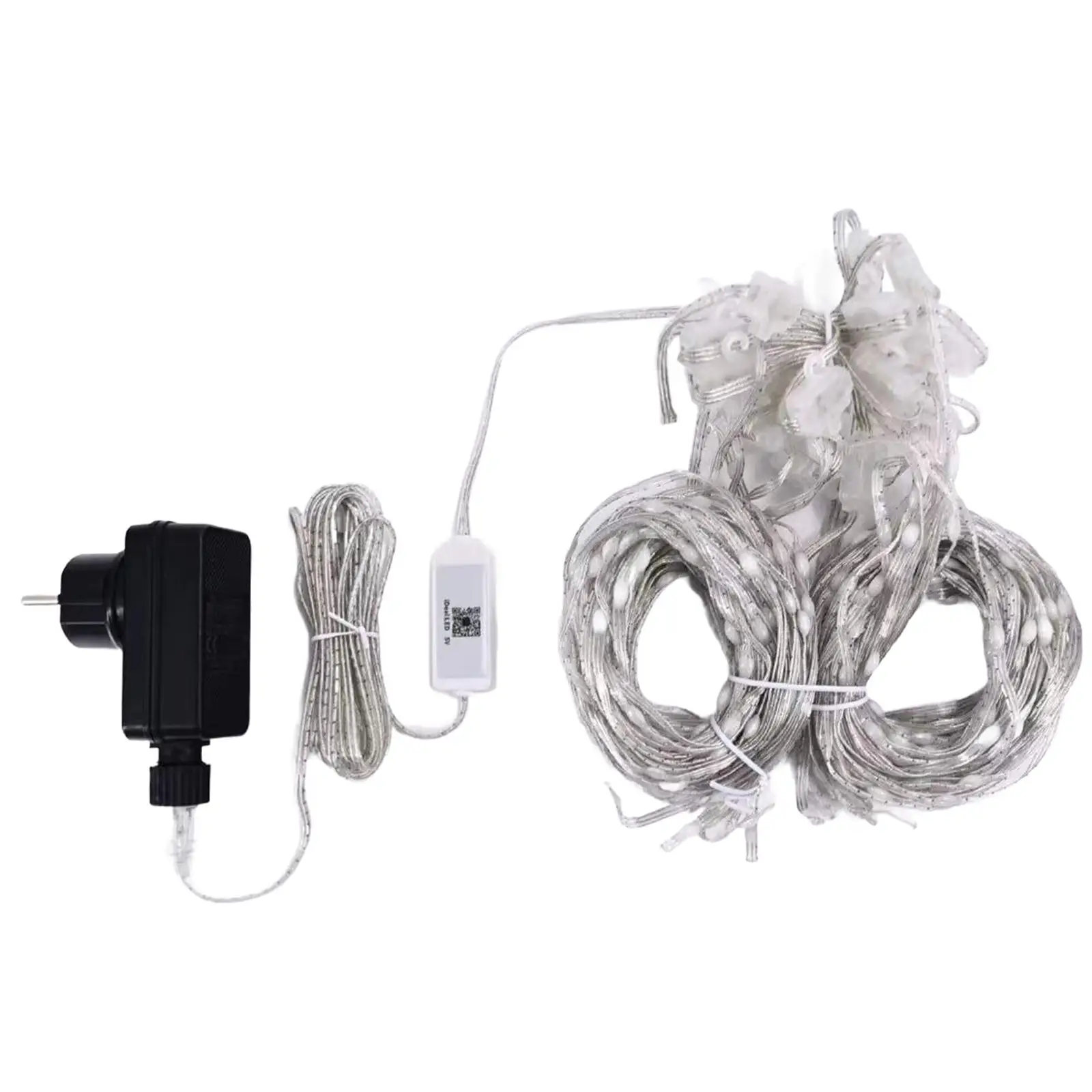 

LED Curtain Lights EU Adapter Curtain Fairy Lights for Indoor Wedding Garden