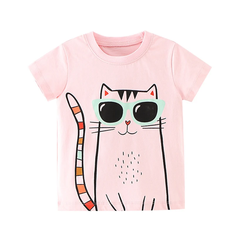 t shirt printing children's	 Cute Kids Cartoon T Shirt 2-8 Years Baby Girl Clothes Cotton Tshirt For Girls Children Summer Short Sleeve Tops Infant Clothing t-shirt in kid	