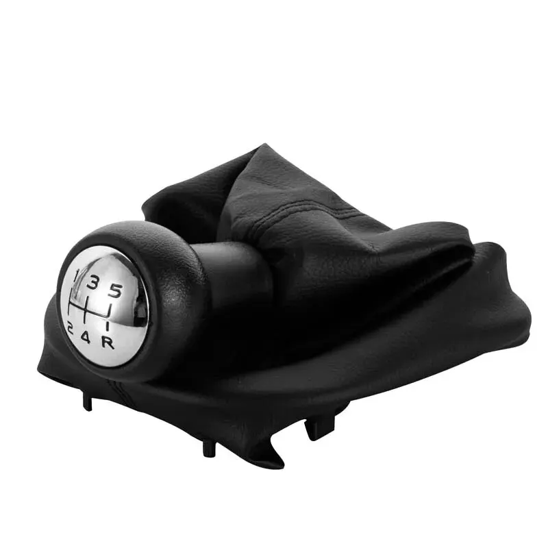 Gear Shift Knob 5 Speed For Peugeot 207 307 406 Citroen C3 C4 C5 XSARA Shifter Lever Stick Gaiter Boot Cover Car Accessories