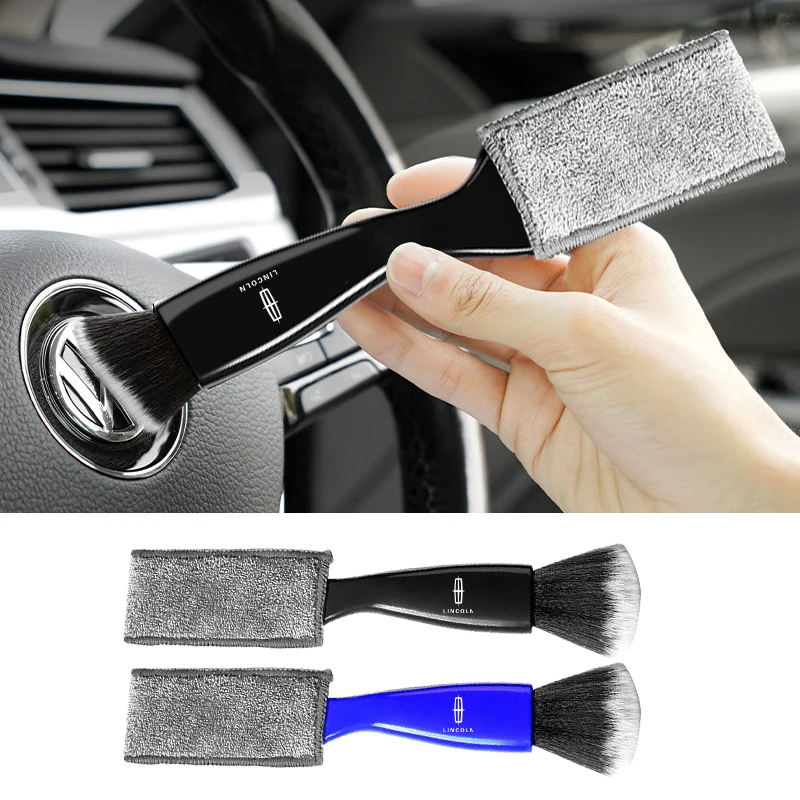 Spazzola Per La Pulizia Della Presa D'Aria Dell'Auto 2 In 1 Polvere Multiuso Per Lincoln Navigator Mkz Mkx Corsair Flyer Aviator Continental Flyer