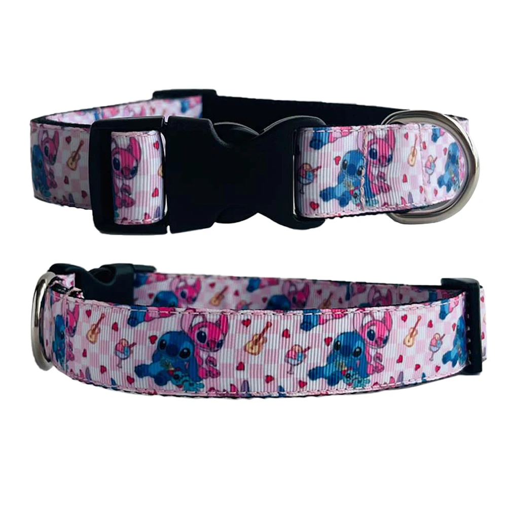 Stitch and Lilo Dog Collar Adjustable for Small Medium Large Dogs Stitch and Lilo Dog Collar Adjustable for Small Medium Large Dogs