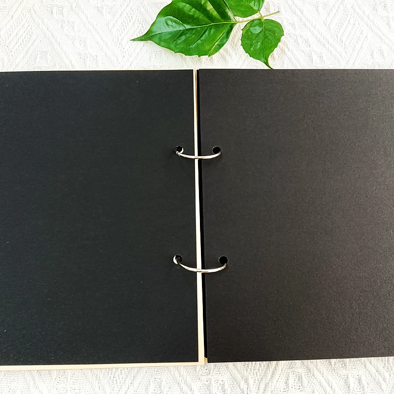 Wedding Guest Book Personalized Name And Date Calligraphy Guest Book Laser Engraved Wedding Guest Book Rustic Floral Wooden Sign-in Book
