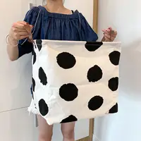 Laundry Basket Cotton and Linen Dirty Clothes Laundry Foldable Basket Storage for Children Toy Household Sundries Storage 3