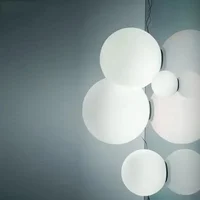 Nordic Bubble Ball Wall Lamp Bedroom Aisle Porch Balcony Children's Room Round Glass Ceiling Lamp Home Decor 1