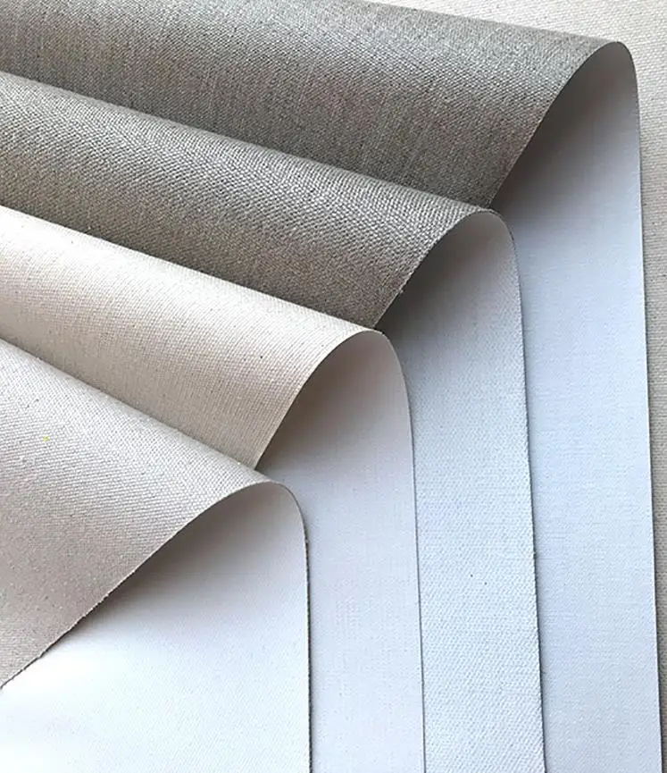 98cm *5m roll corrosion resistance linen blend primed canvas roll