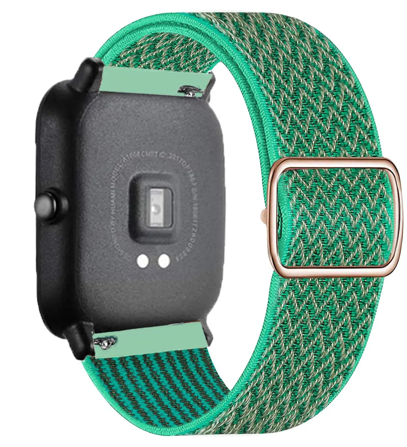 Nylon Loop Adjustable Elastic Bracelet Strap - 20mm/22mm