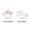 12 Clips Sock Drying Rack Windproof Underwear Clip Dormitory Student Folding Hanger Household Drying Clip Plastic Hanger 6