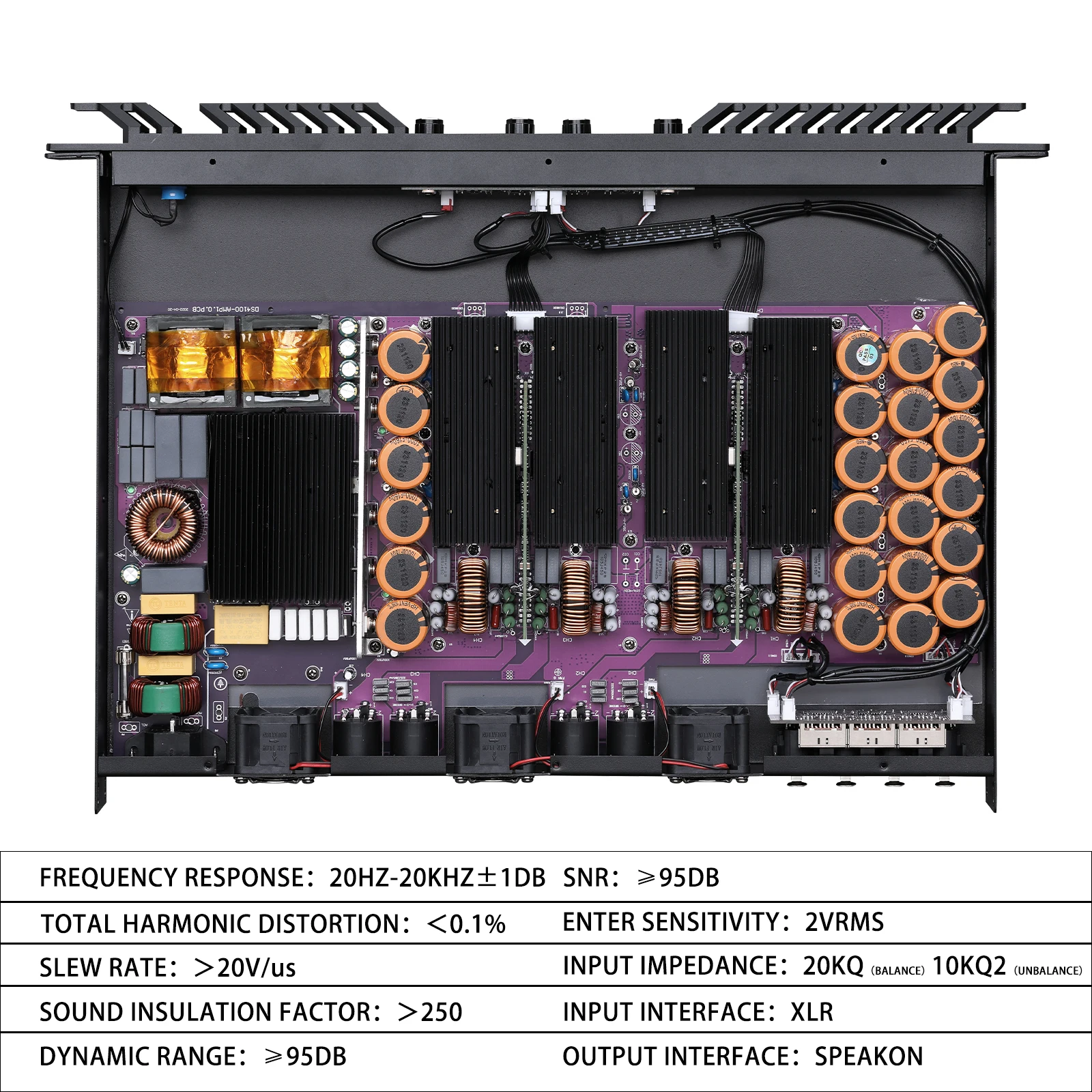 4 channel high power digital amplifier 4*2400W Class D Hifi High Power Amplifier For KTV Disco Stage Karaoke