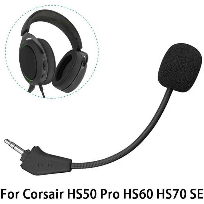 Replacement Game Mic Aux Microphone For Corsair HS50 Pro