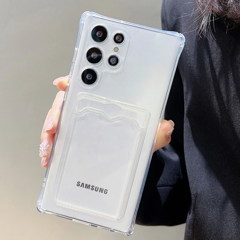 Sleek Card Holder Soft Cover Smartphone Case