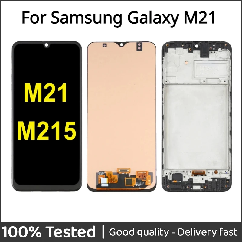 

6.4'' OLED For Samsung Galaxy M21 M215 LCD Display Touch Screen Digitizer Assembly SM-M215F SM-M215F/DS SM-M215F/DSN LCD