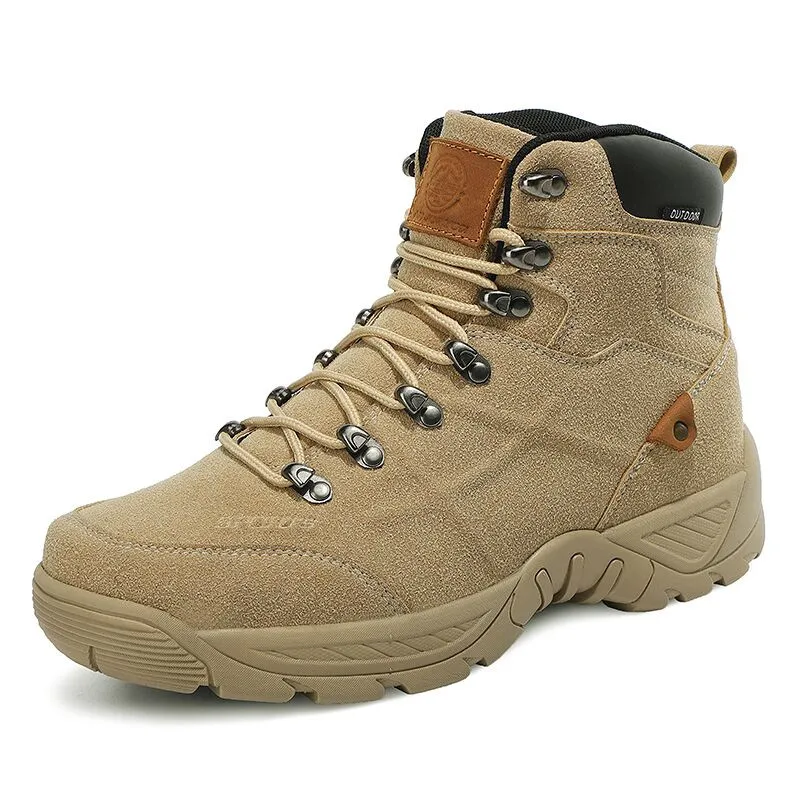 

Waterproof Military Ankle Boots Men Casual Shoes Outdoor Non slip Tactical Combat Man Boots Army Hunting Work Boots For Men Shoe