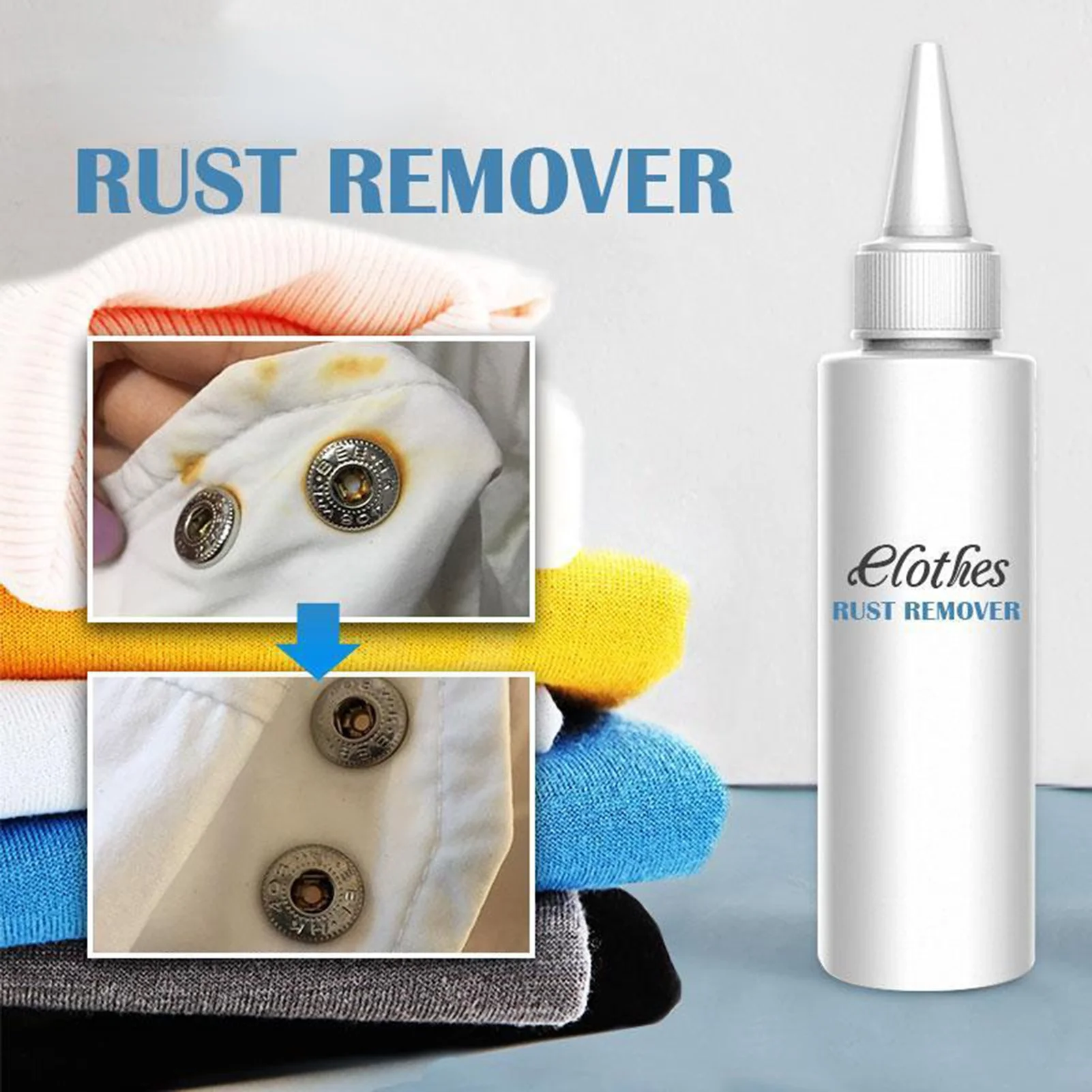 Emergency Stain Rescue Stain Remover Decontamination and Rust Removal Agent for Clothes Rapid Decontamination and Rust Removal