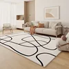 Modern Minimalist Living Room Decoration Carpet Fluffy Soft Lounge Rug Large Area Rugs for Bedroom Home Thick Non-slip Floor Mat 1