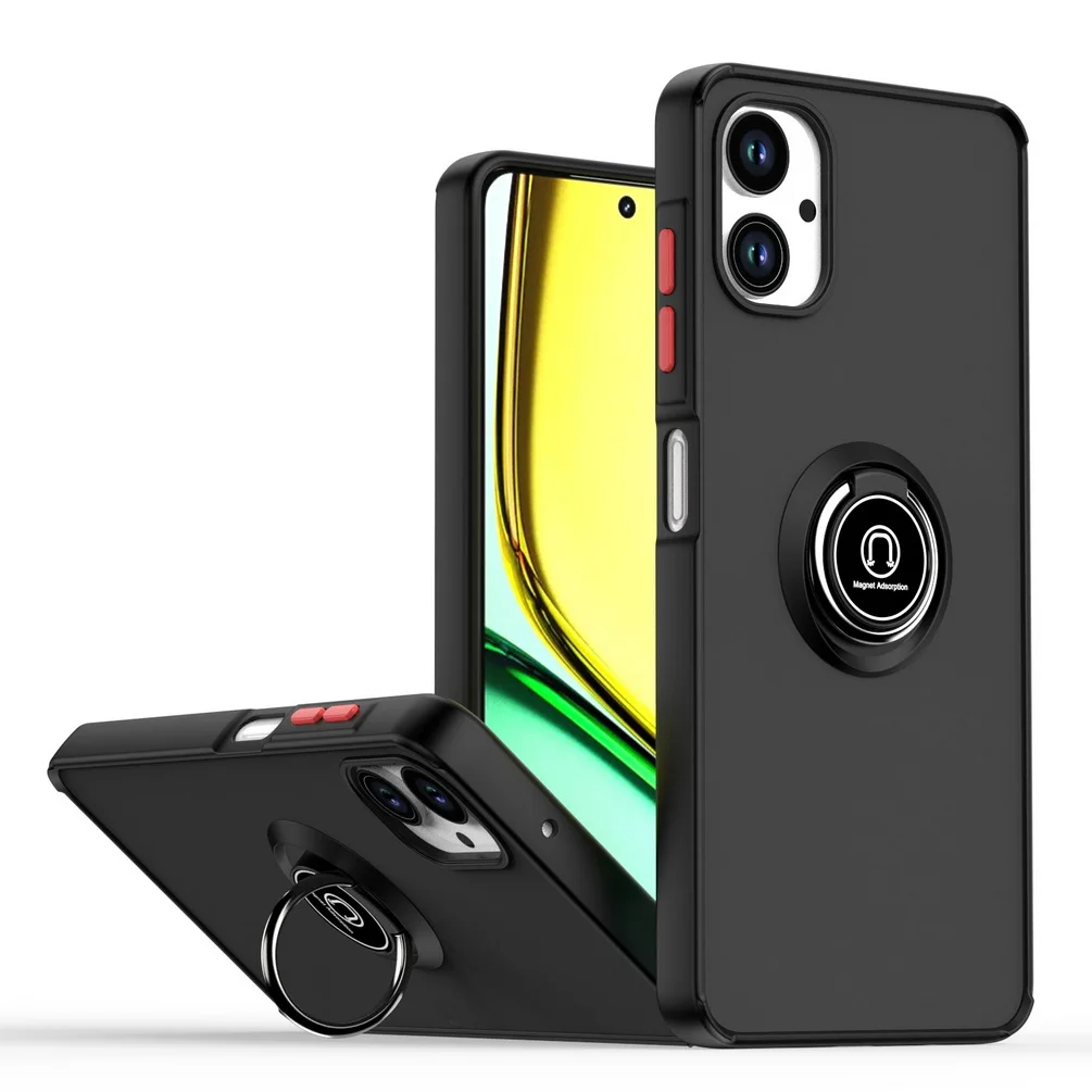 Universal Rotatable Bracket Case with Finger Ring Cover